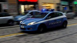 [PS] 2x Polizia di Stato Milano in emergenza // Italian Police responding code 3