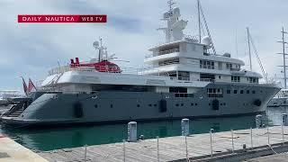 Il superyacht PLANET NINE avvistato a Genova