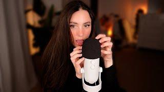 ASMR 2h wet Mouthsounds  with Mic Scratching ️ NO TALKING  INTENSE BRAIN MASSAGE ‍️