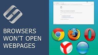 Internet Browsers Won’t Open Webpages: How to Fix Proxy Server Errors 