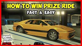 How to Claim Prize Ride FAST in GTA 5 Online - FREE CAR (How to win all Races)