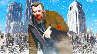 ИГРАЮ за ЗОМБИ МАЙКЛА в ЗИМНЕМ ЛОС САНТОС!! - GTA 5 Зомби Апокалипсис (Моды ГТА 5)