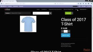 Advanced Concepts of Odoo 10 : Building a Website with Odoo | packtpub.com