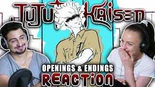 We react to EVERY JUJUTSU KAISEN OPENING AND ENDING! | (Season 1)