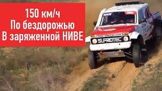 Rally off-road 150 km/h through the Eyes of the pilots of the Fields SUPROTEC racing.