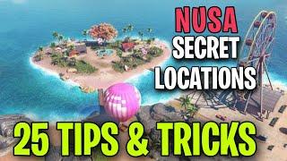 25 Tips and Tricks for Nusa Map to Get Easy CHICKEN DINNERS in BGMI / PUBG MOBILE