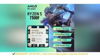 New AMD RYZEN5 7500F Brand New CPU Gaming Processor AMD r5 7500f 5NM 38M Socket AM5 Without Fan G