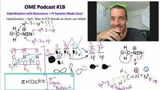 OME Podcast Ep. 1B Trailer! Tricky Diazomethane Hybridization Problems - Organic Chemistry