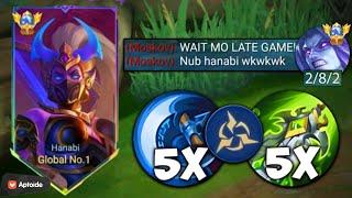 NO MORE LATE GAME MOSKOV!! THIS NEW META DAMAGE HACK BUILD FOR HANABI WILL MAKE HER META AGAIN‼️