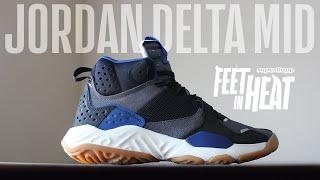 NIKE Jordan Delta Mid (Storm Blue) - Sneaker Unboxing & On Feet Look - FEET IN HEAT