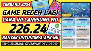 GAME RECEH LAGI, LOGIN LANGSUNG WD 2X HITUNGAN DETIK!!! APK PENGHASIL SALDO DANA TERCEPAT 2024