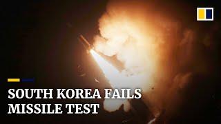 Fire caused by failed South Korean missile test sparks fears of attack from North