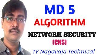 MD5 ALGORITHM || MESSAGE DIGEST ALGORITHM || NETWORK SECURITY