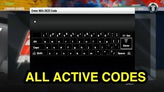 ALL ACTIVE LOCKER CODES IN NBA 2K22 MY TEAM | 2K22 LOCKER CODES