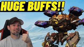 War Robots Newly Buffed Heimdall Titan -  is this thing on? Huge Buffs for Heimdall