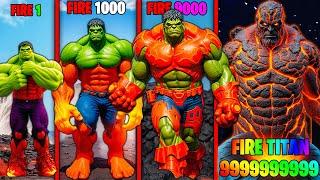 Franklin upgrade the STRONGEST HULK LAVA TITAN ever in gta v