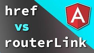 Angular - "routerLink" vs "href" and Losing State