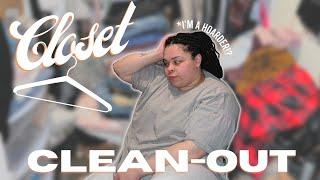 CLOSET CLEAN OUT VLOG: Real Life HOARDER!  Brittney Giselle