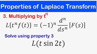 27 - Elementary Properties of the Laplace Transform with solved examples on each Property