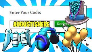 THESE ARE ALL WORKING PROMO CODES ON ROBLOX FOR AUGUST 2021! (AND FREE ITEMS)