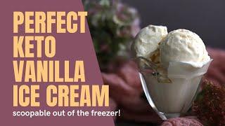 The Best Keto Vanilla Ice Cream