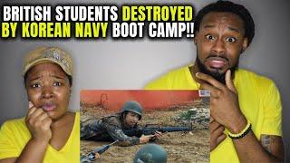  Americans React to British Uni Students Destroyed by Combat Training at Korean Navy Boot Camp