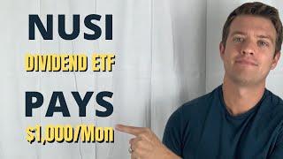 How Big Of A Paycheck Does NUSI Pay || Dividend ETF