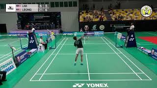 LIM Yik Fong (MAS) VS LEONG Jun Hao (MAS) - MS | R2 | Petronas Malaysia International Challenge 2022