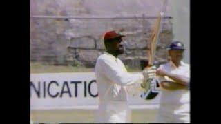 VIV RICHARDS 70 WEST INDIES v ENGLAND 4th TEST MATCH DAY 1 BARBADOS APRIL 5 1990