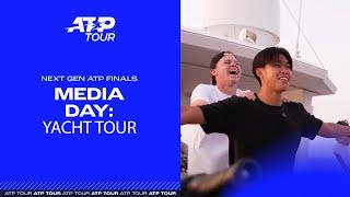 Media Day | Next Gen ATP Finals | Yacht Tour