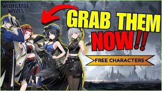 DONT MISS THESE FREE WUTHERING WAVES CHARACTERS F2P
