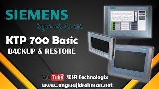 SIMATIC KTP700 BASIC BACKUP & RESTORE | TIA Portal | EKB Install