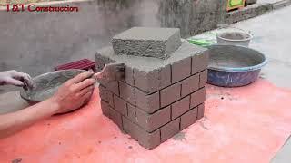 Creative Ideas With Cement For You   Build a Beautiful Pot From Foam and Cement  HD