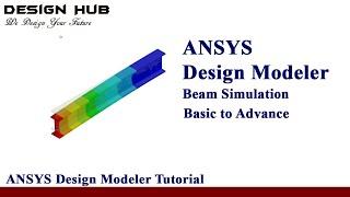 Beam simulation in ansys |Ansys tutorial|