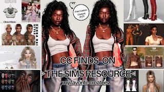 THE SIMS 4 |2023 CC FINDS| The Sims Resource|my favorite creators| + Links