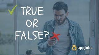 TRUE  OR FALSE : What is AppJobs? | AppJobs.com