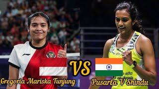 Menyala!! Gregoria Mariska Tunjung (INA) VS Pusarla Shindu (IND) YONEX OPEN BADMINTON BWF!!