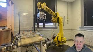 Fall 2022 Fanuc Robotics programming calling subroutines lab