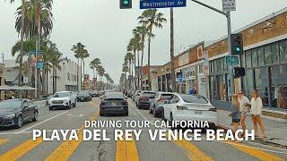 [4K] Driving California Playa Del Rey and Venice Beach, Los Angeles, South Bay, USA, Travel