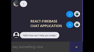 Simple Chat Application in React (WITH DATABASE)