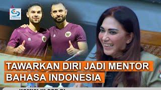 Momen Kocak Sari Yuliati Saat Rapat dengan Jordi Amat dan Sandy Walsh