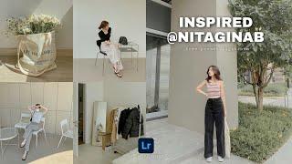 Inspired @nitaginab Preset Lightroom Selebgram | Tutorial Edit Foto ala Selebgram 2022