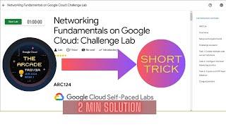 Networking Fundamentals on Google Cloud: Challenge Lab || ARC124 || the Arcade