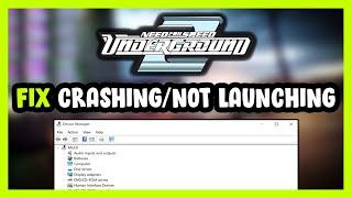 How to FIX Need for Speed: Underground 2 Crashing / Not Launching!