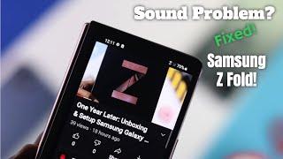 Samsung Galaxy Z Fold: How to Fix No Sound Issue!