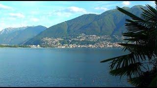 Widok na Lago Maggiore, Szwajcaria     View of Lago Maggiore, Switzerland