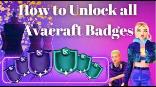 Avacraft Badges: How to unlock all avacraft badges | #avakinlife #avacraft