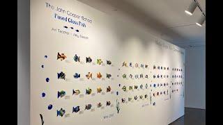 Virtual Tour: The John Cooper School "Fused Glass Fish" exhibition at the Pearl Fincher MFA