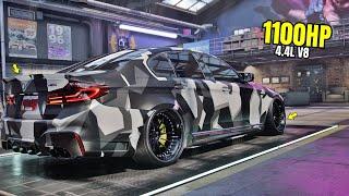 Need for Speed Heat Gameplay - 1100HP BMW M5 F90 Customization | Drift Build