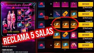  Garena regala 5 salas por San Valentin en free fire 2022 Nuevos eventos que se vienen a febrero